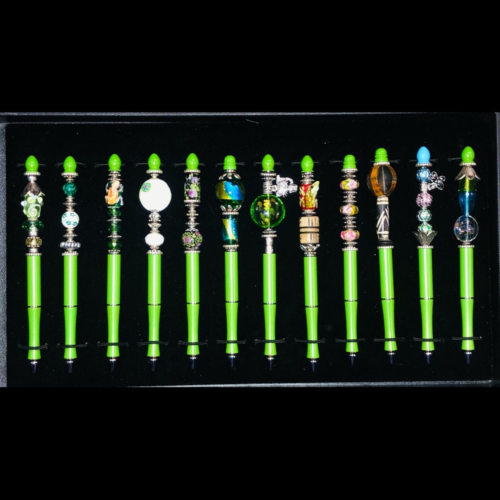 Jeweled Pens Black Ink $10 Each